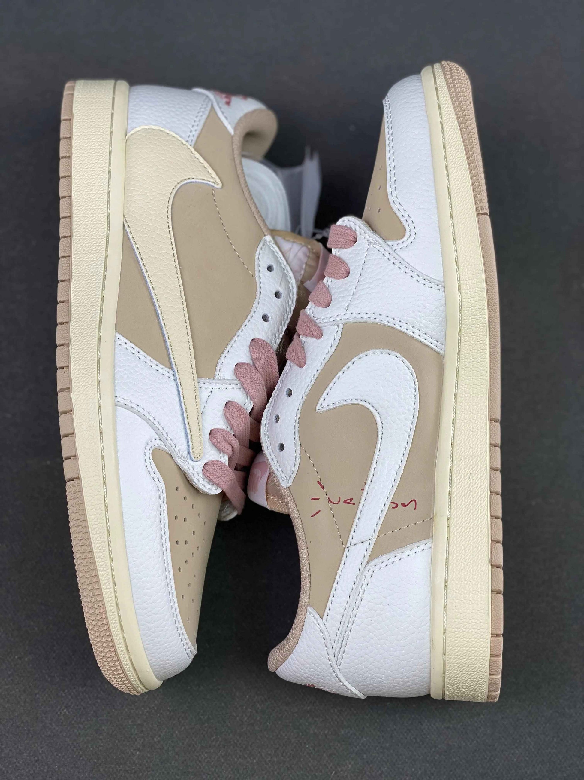 Custom Travis Scott x Air Jordan 1 DM7866-106 SneakerNational