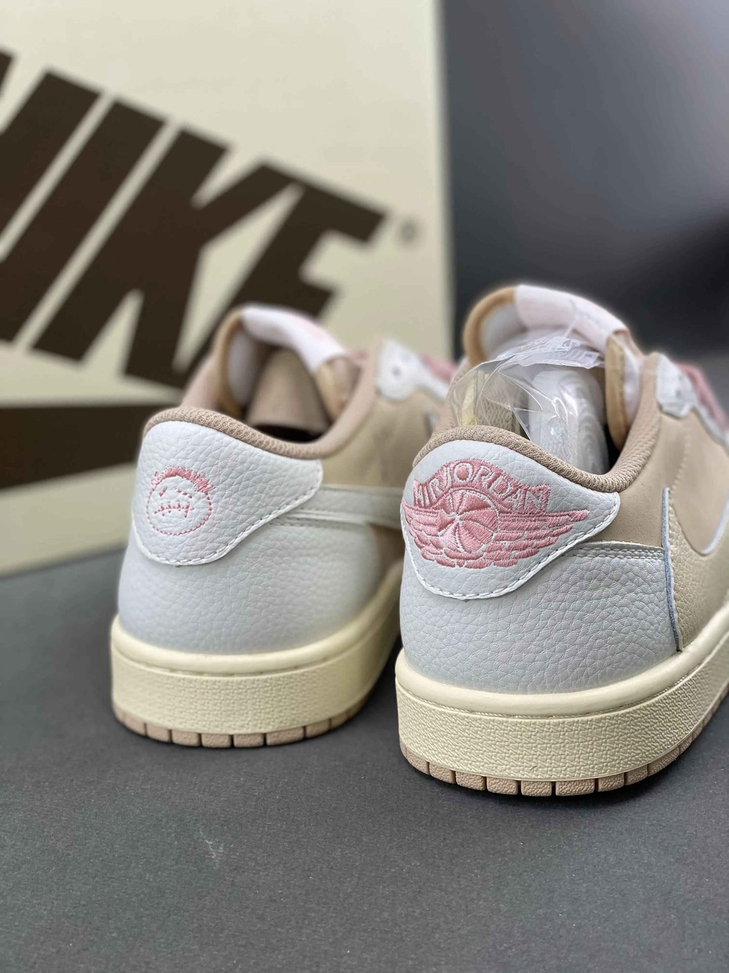 Custom Travis Scott x Air Jordan 1 DM7866-106 SneakerNational