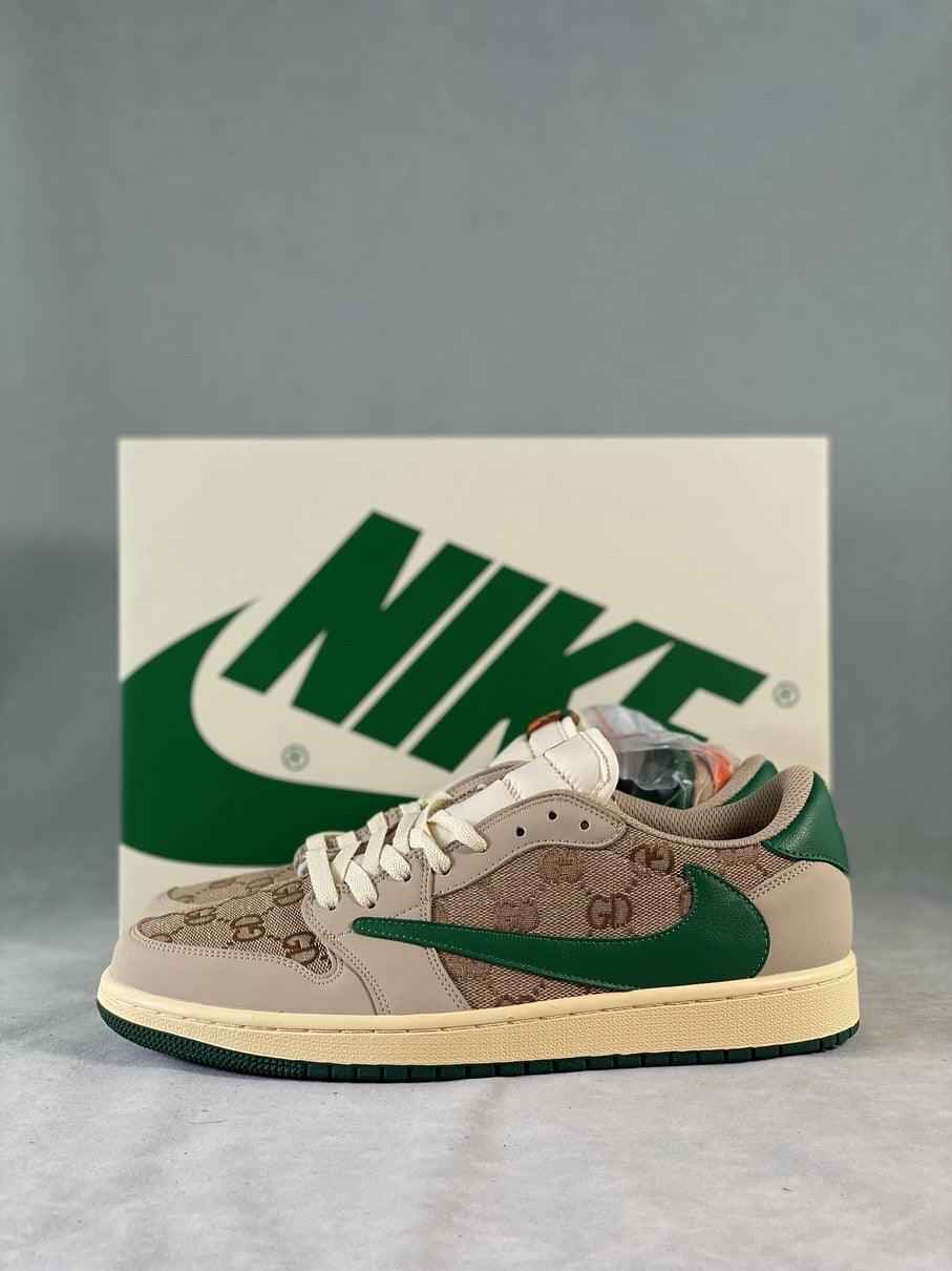 Custom Travis Scott x Air Jordan 1 Low Cactus Jack DM7868-198 SneakerNational