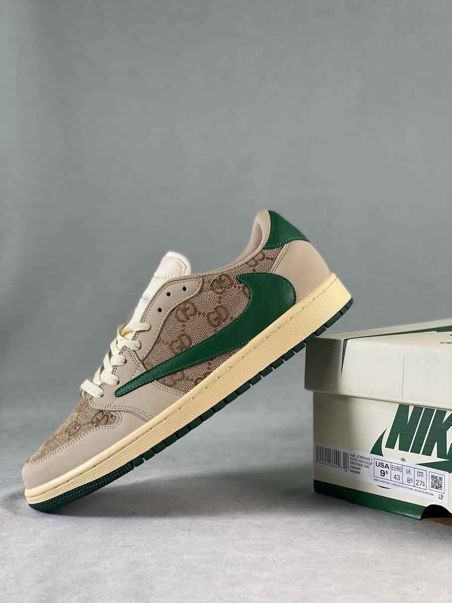 Custom Travis Scott x Air Jordan 1 Low Cactus Jack DM7868-198 SneakerNational