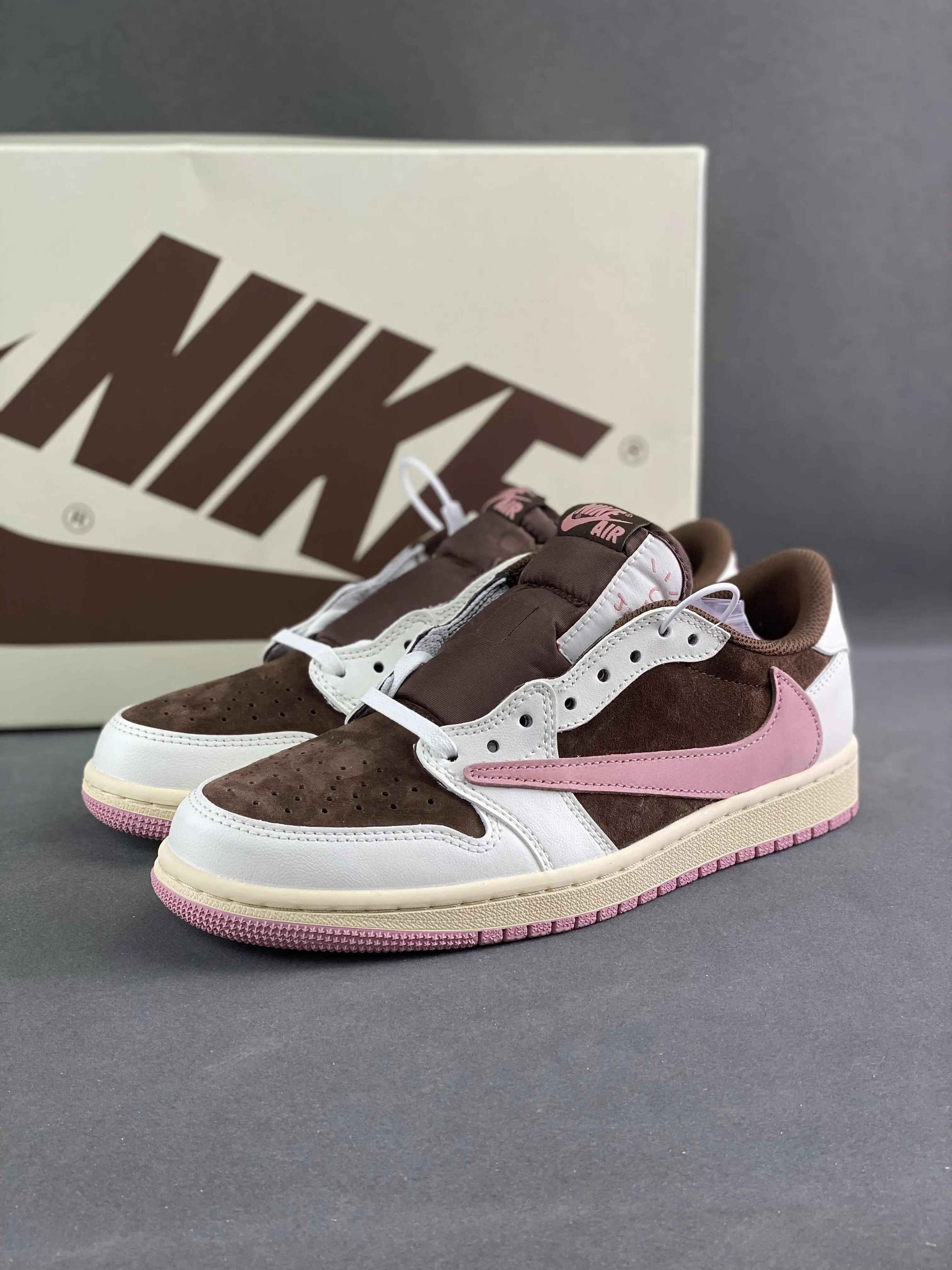Custom Travis Scott x Air Jordan 1 Low DX4131-206 SneakerNational