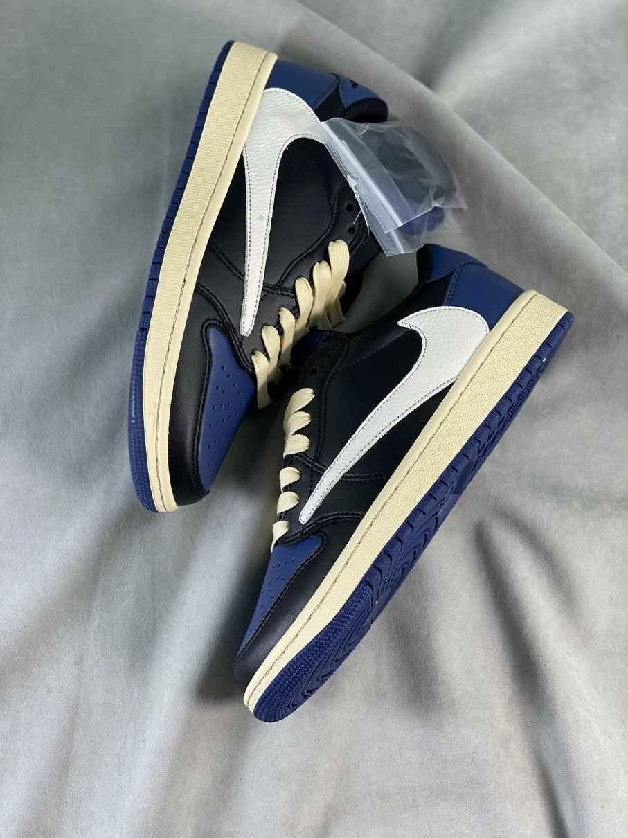 Custom Travis Scott x Fragment x Air Jordan 1 Low DM7866-001 SneakerNational