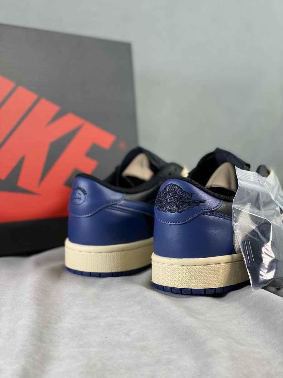 Custom Travis Scott x Fragment x Air Jordan 1 Low DM7866-001 SneakerNational