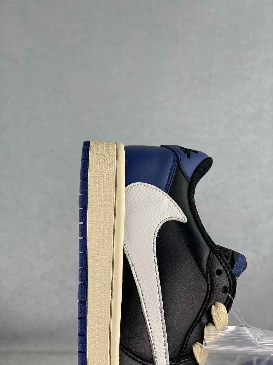 Custom Travis Scott x Fragment x Air Jordan 1 Low DM7866-001 SneakerNational