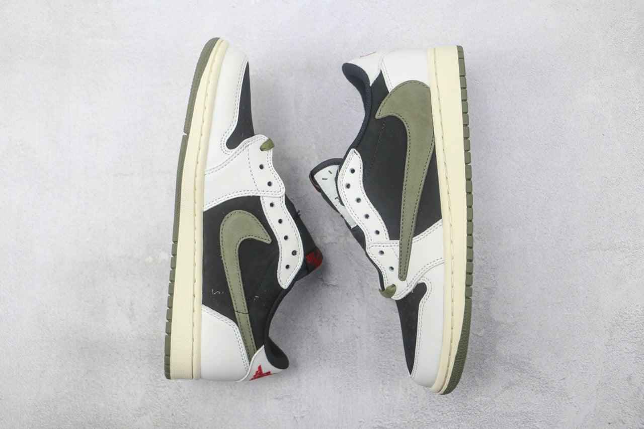 Custom Travis Scott x Fragment x Air Jordan 1 Low DZ4137 106 - Exclusive Travis Scott Air Jordan 1 Low Release SneakerNational