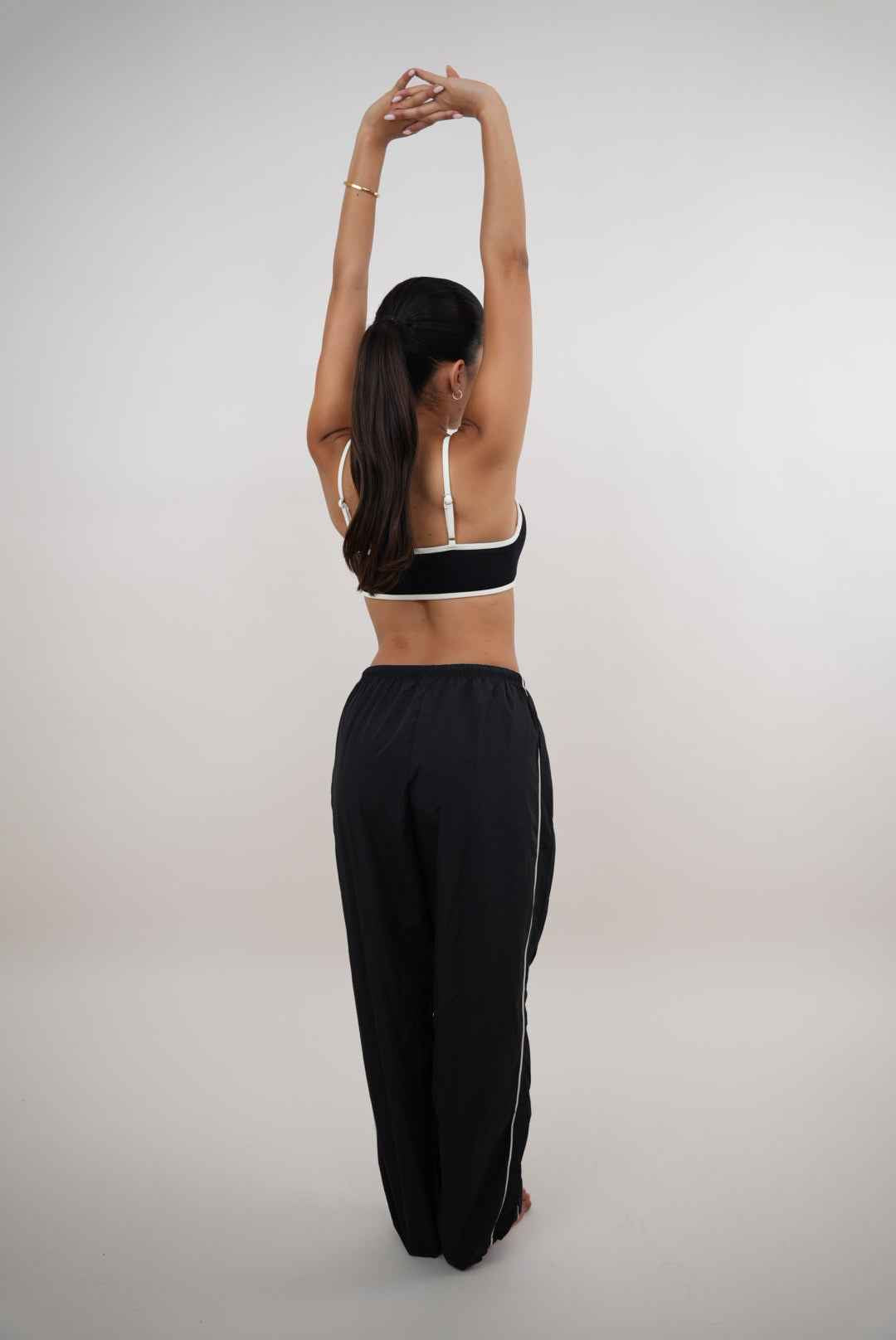 I Accept Change with Grace Black Versatile Relaxed Fit Pant
