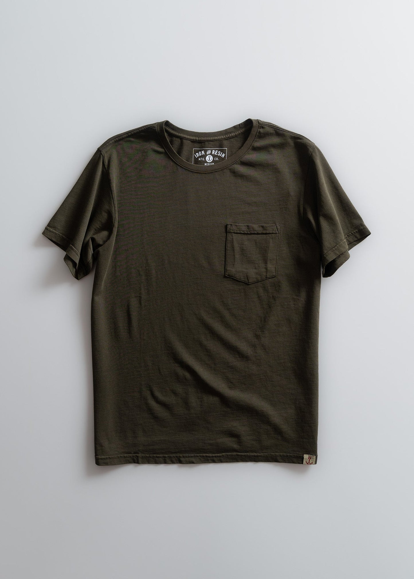 Faded Pocket Tee Iron & Resin
