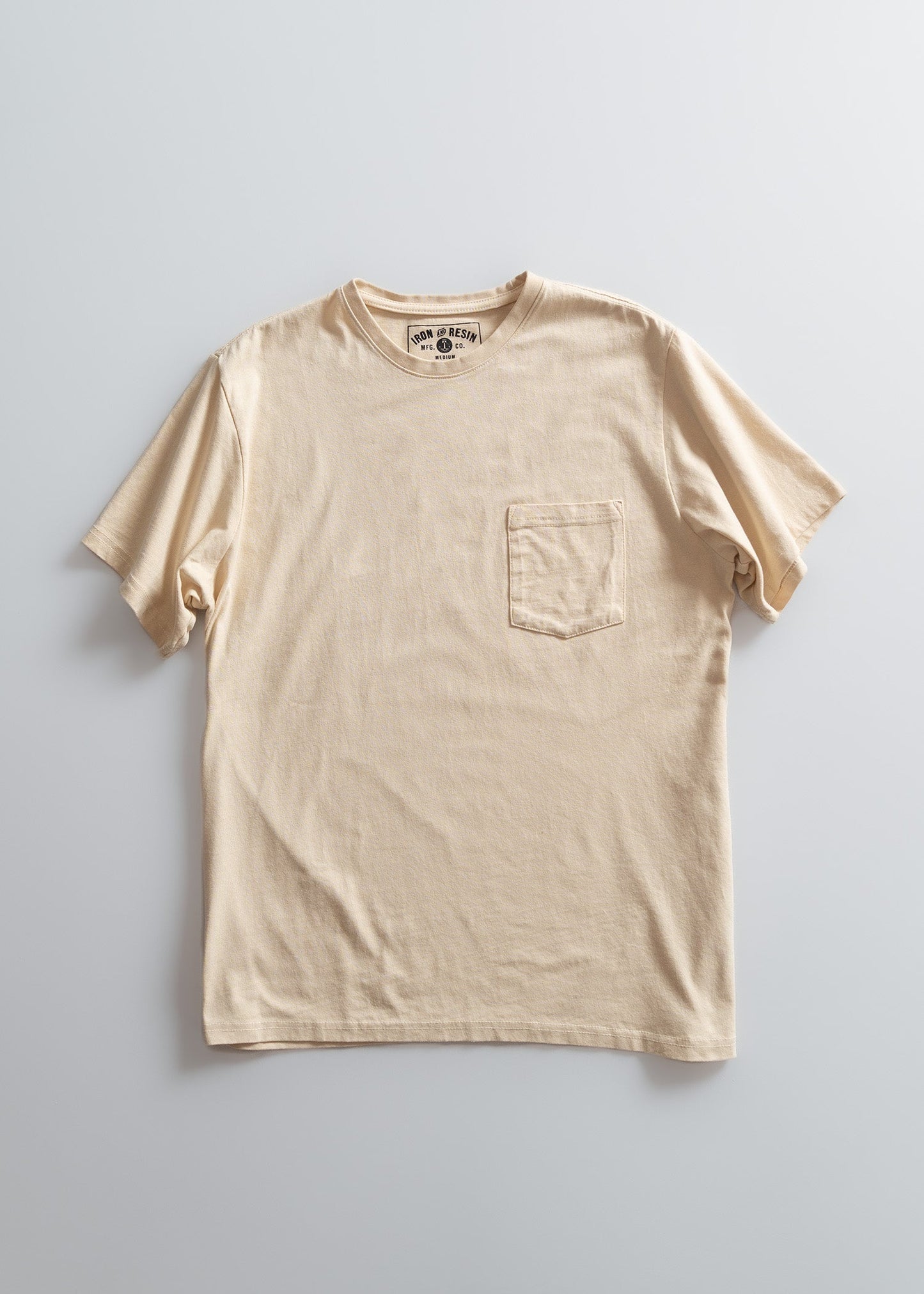 Faded Pocket Tee Iron & Resin