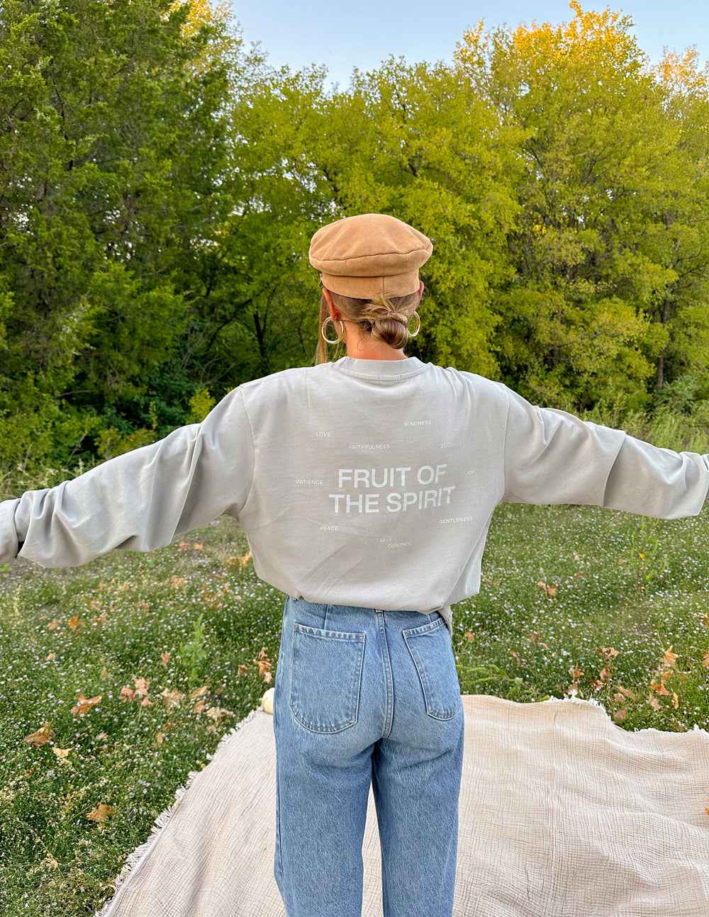 Fruit of the Spirit Grey LS Unisex Tee
