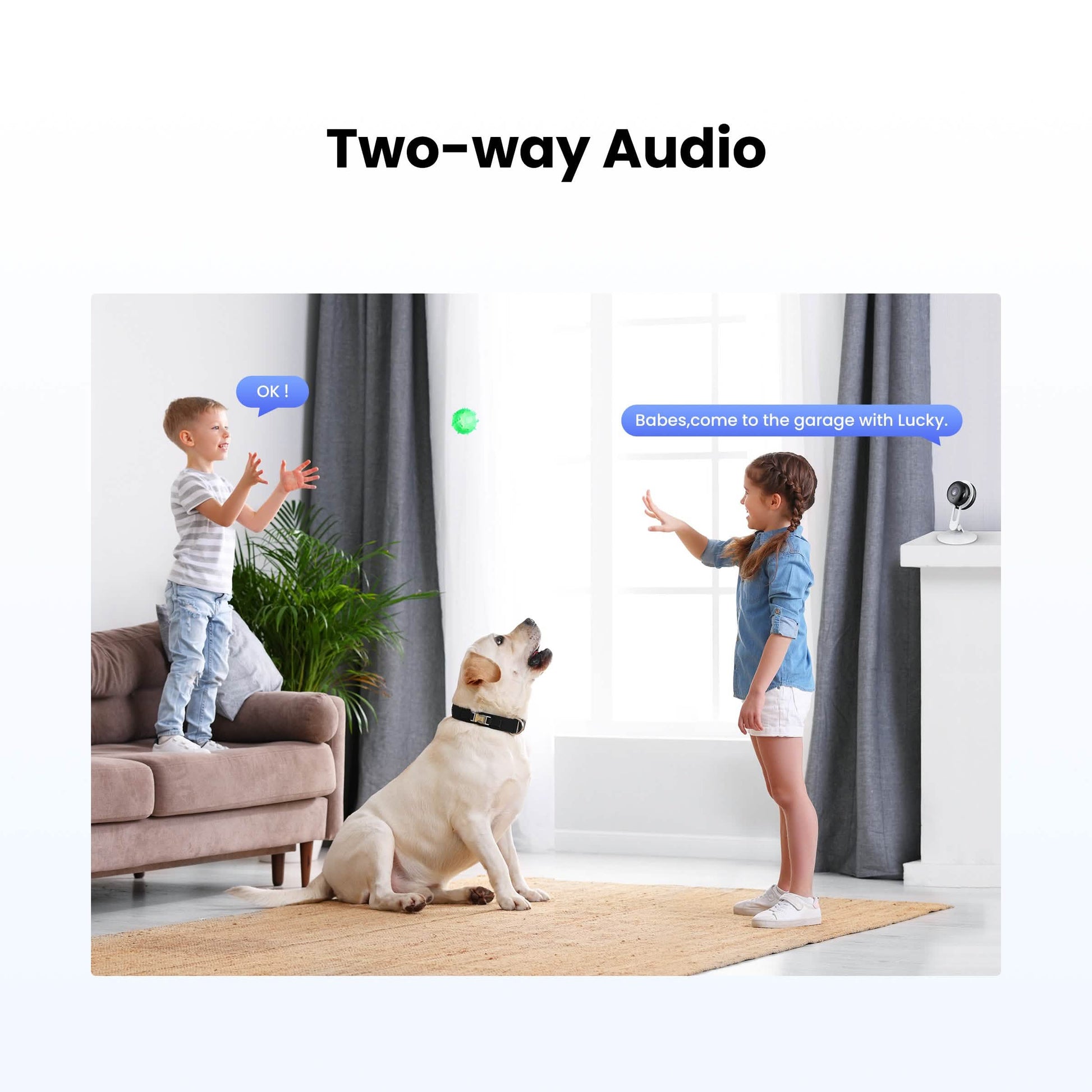 3MP Wireless Smart AI Home Security Camera – Two-Way Audio, Motion Detection, Night Vision DailySale