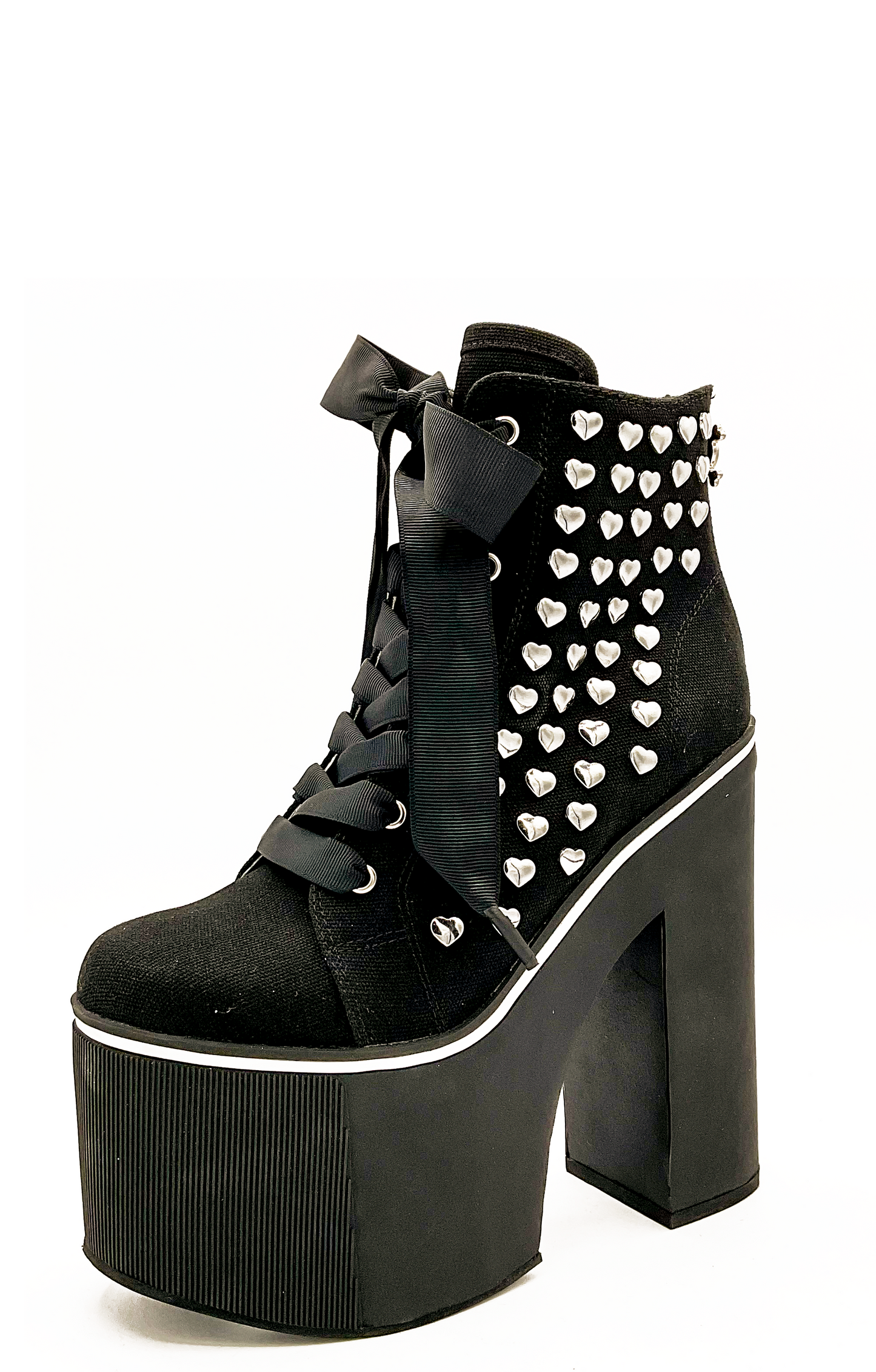 Heartcore Platform Sneaker - Black Charla Tedrick