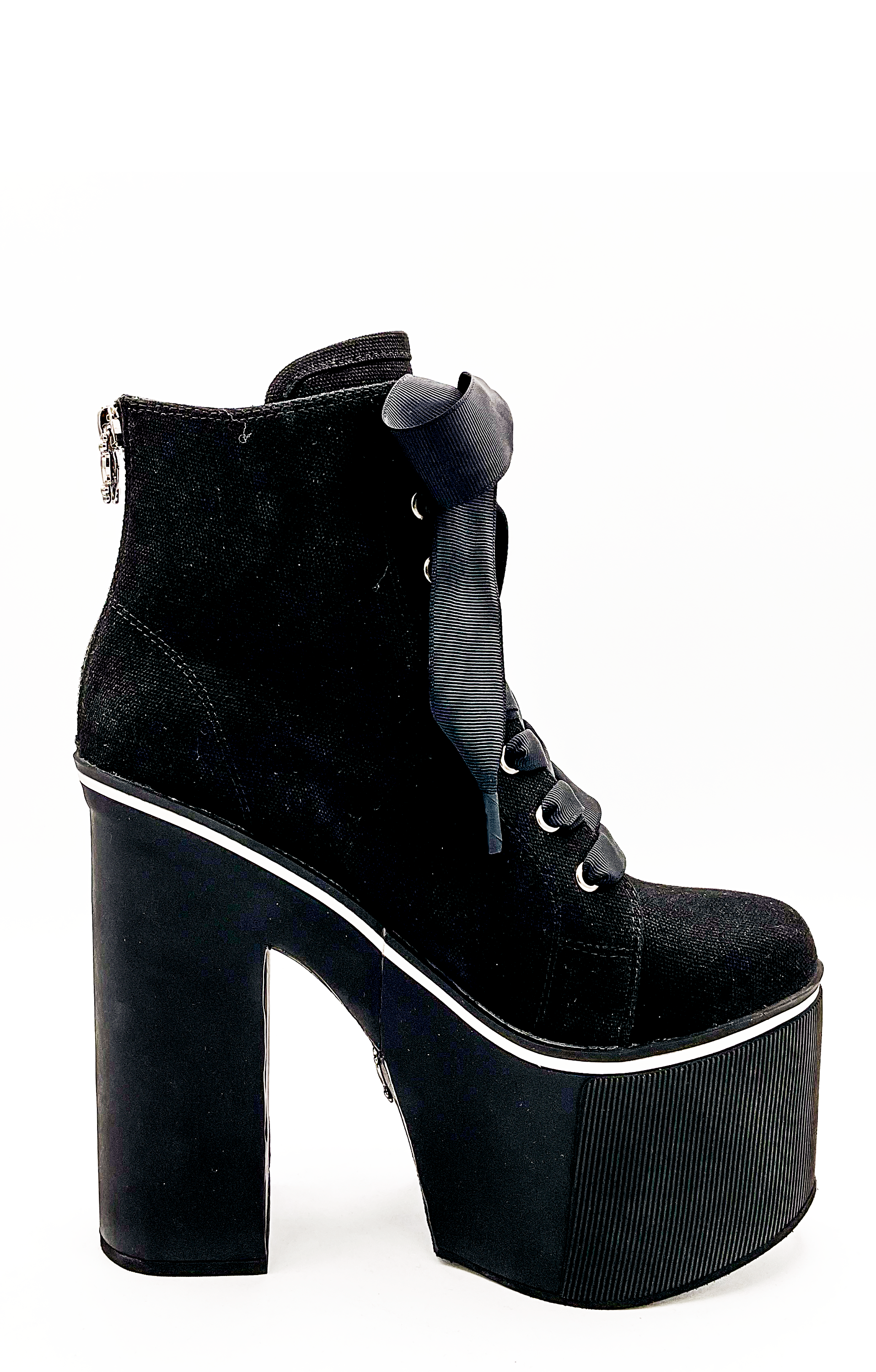 Heartcore Platform Sneaker - Black Charla Tedrick