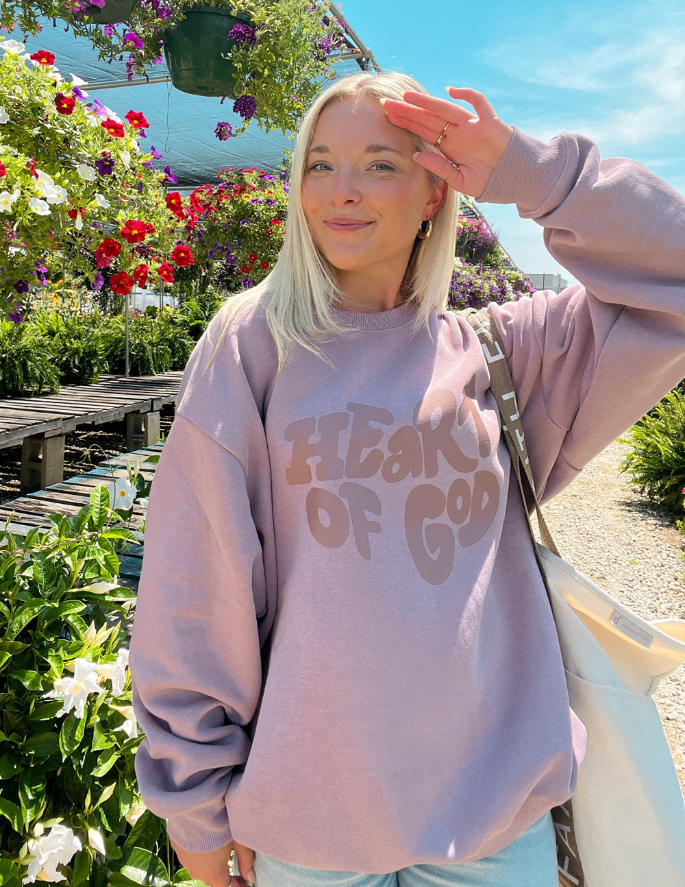 Heart of God Unisex Crewneck Elevated Faith