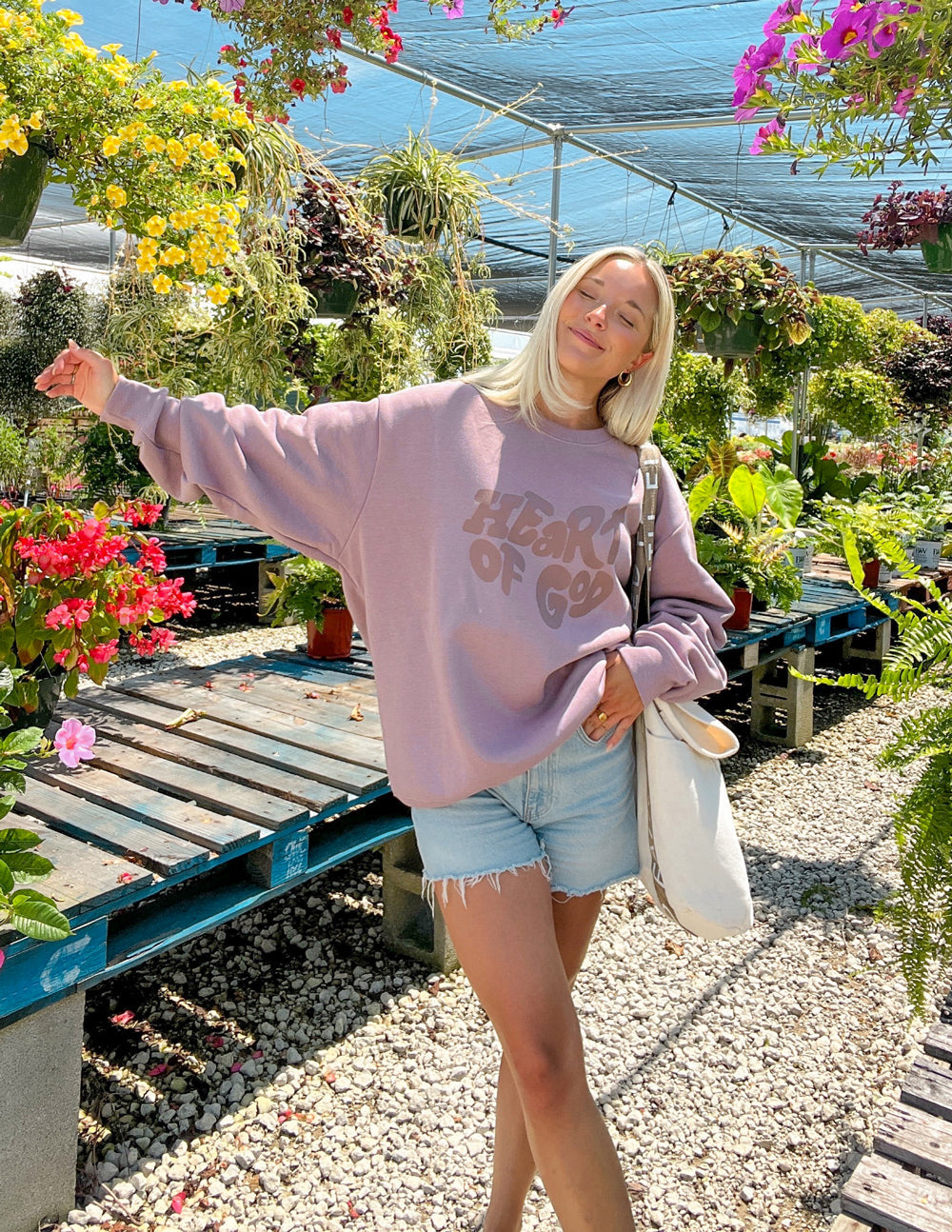 Heart of God Unisex Crewneck Elevated Faith