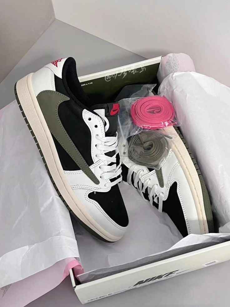 Custom Travis Scott x Fragment x Air Jordan 1 Low DZ4137 106 - Exclusive Travis Scott Air Jordan 1 Low Release SneakerNational