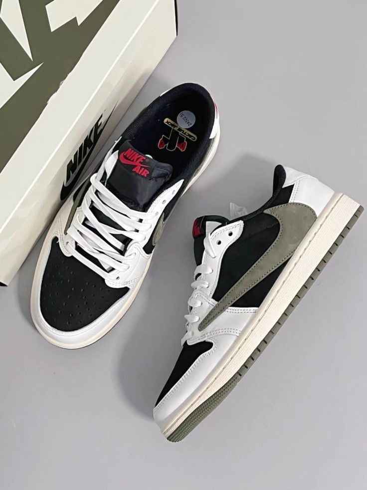Air Jordan 1 Travis Scott Olive Wmns Limited Edition Retro Low OG Sneakers SneakerNational
