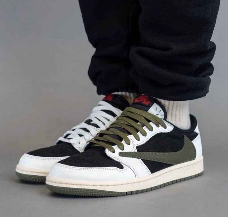 Air Jordan 1 Travis Scott Olive Wmns Limited Edition Retro Low OG Sneakers SneakerNational