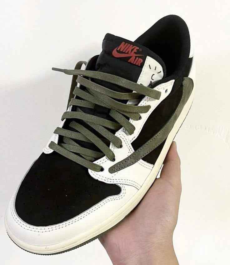 Custom Travis Scott x Fragment x Air Jordan 1 Low DZ4137 106 - Exclusive Travis Scott Air Jordan 1 Low Release SneakerNational