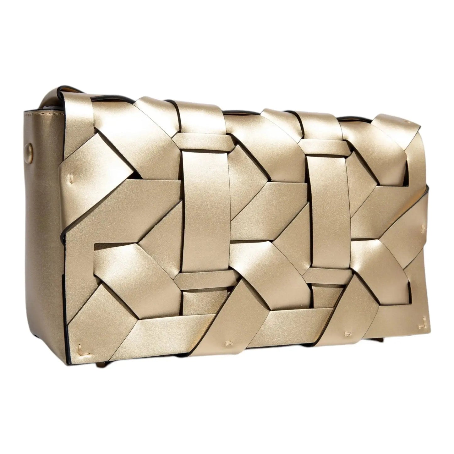 THE ZENOBIA WOVEN CLUTCH thebagicon
