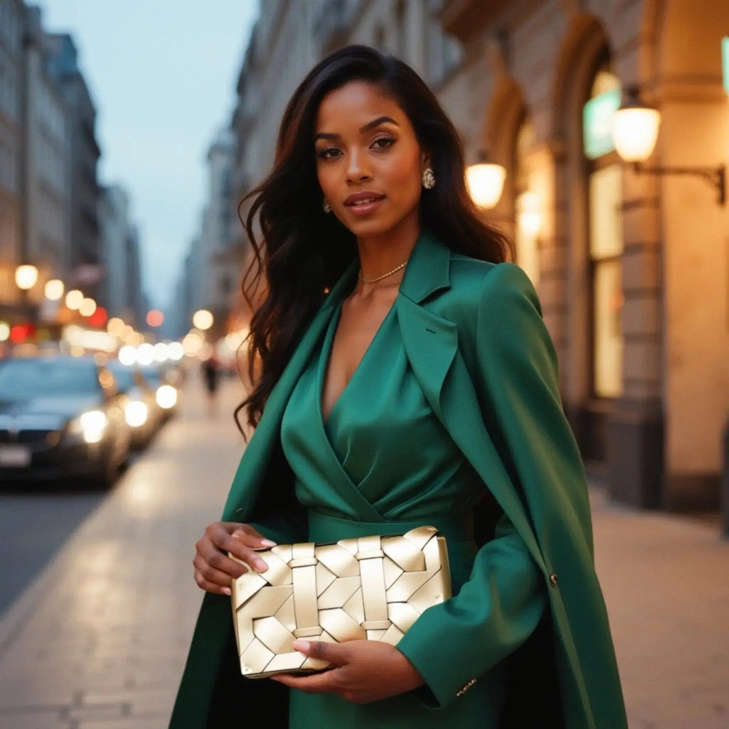 THE ZENOBIA WOVEN CLUTCH thebagicon