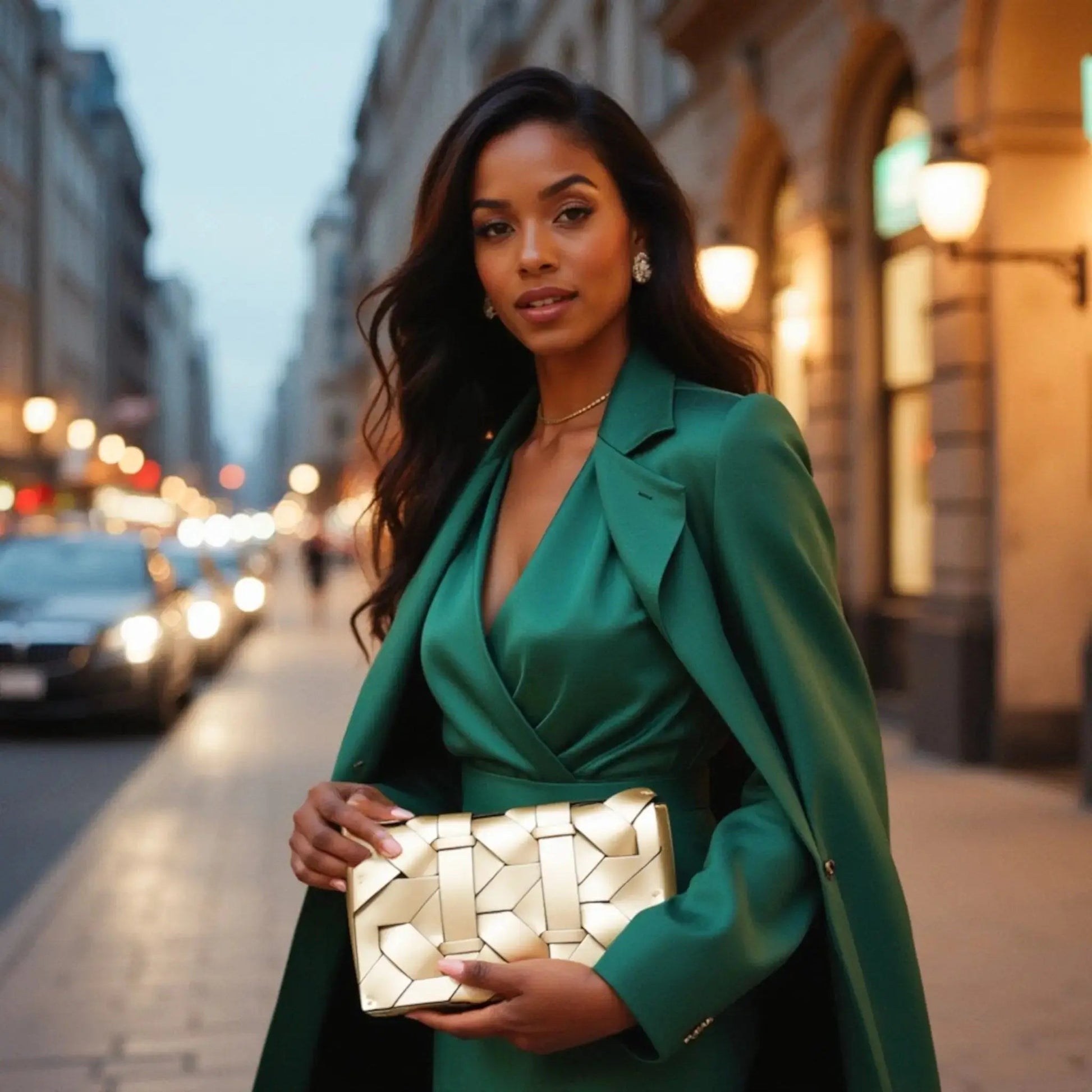 THE ZENOBIA WOVEN CLUTCH thebagicon