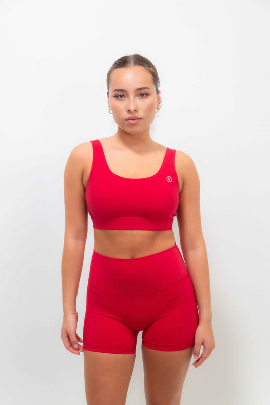 I Am Beautifully Radiant Quick-Dry Butter Red Short