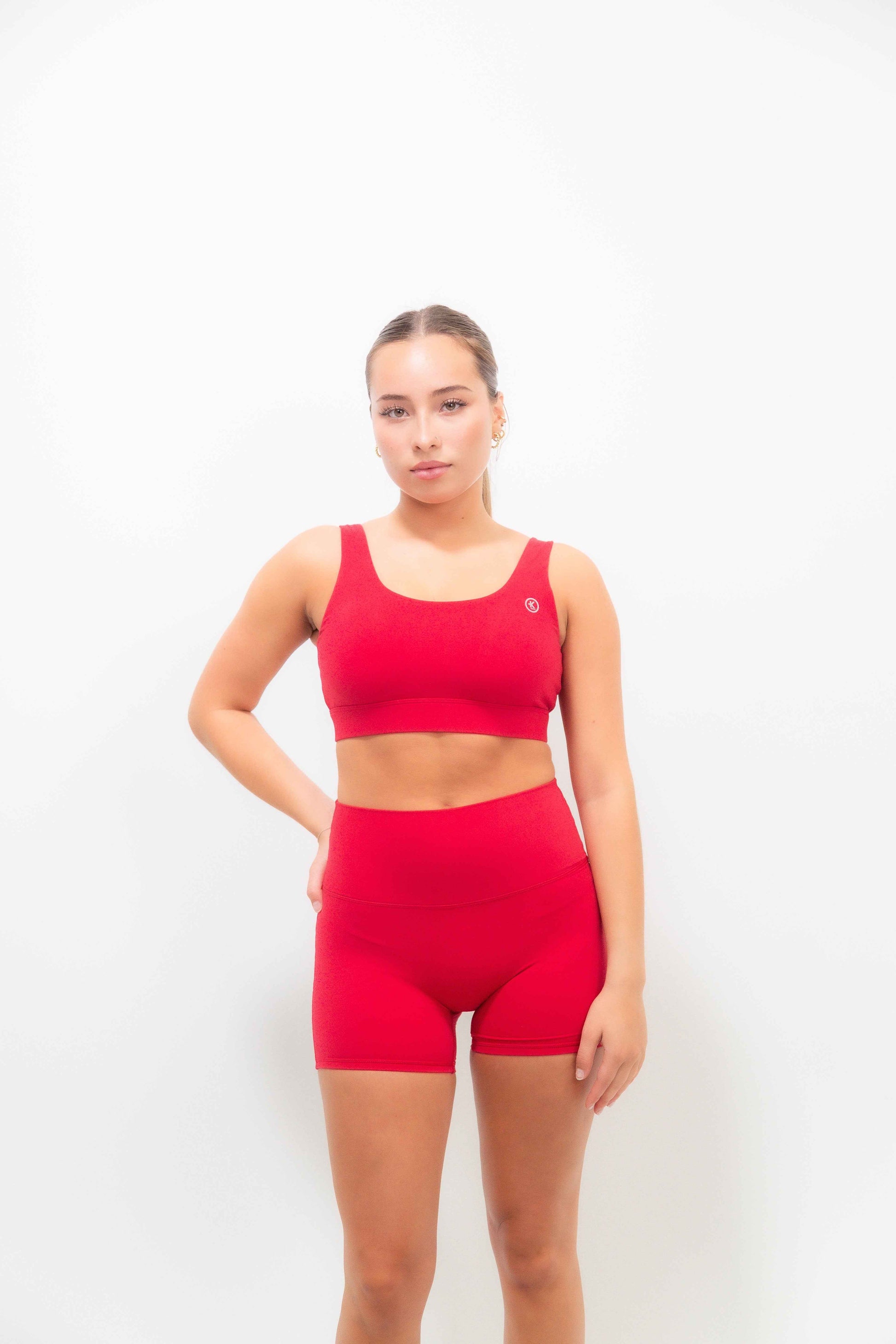 I Am Beautifully Radiant Quick-Dry Butter Red Short