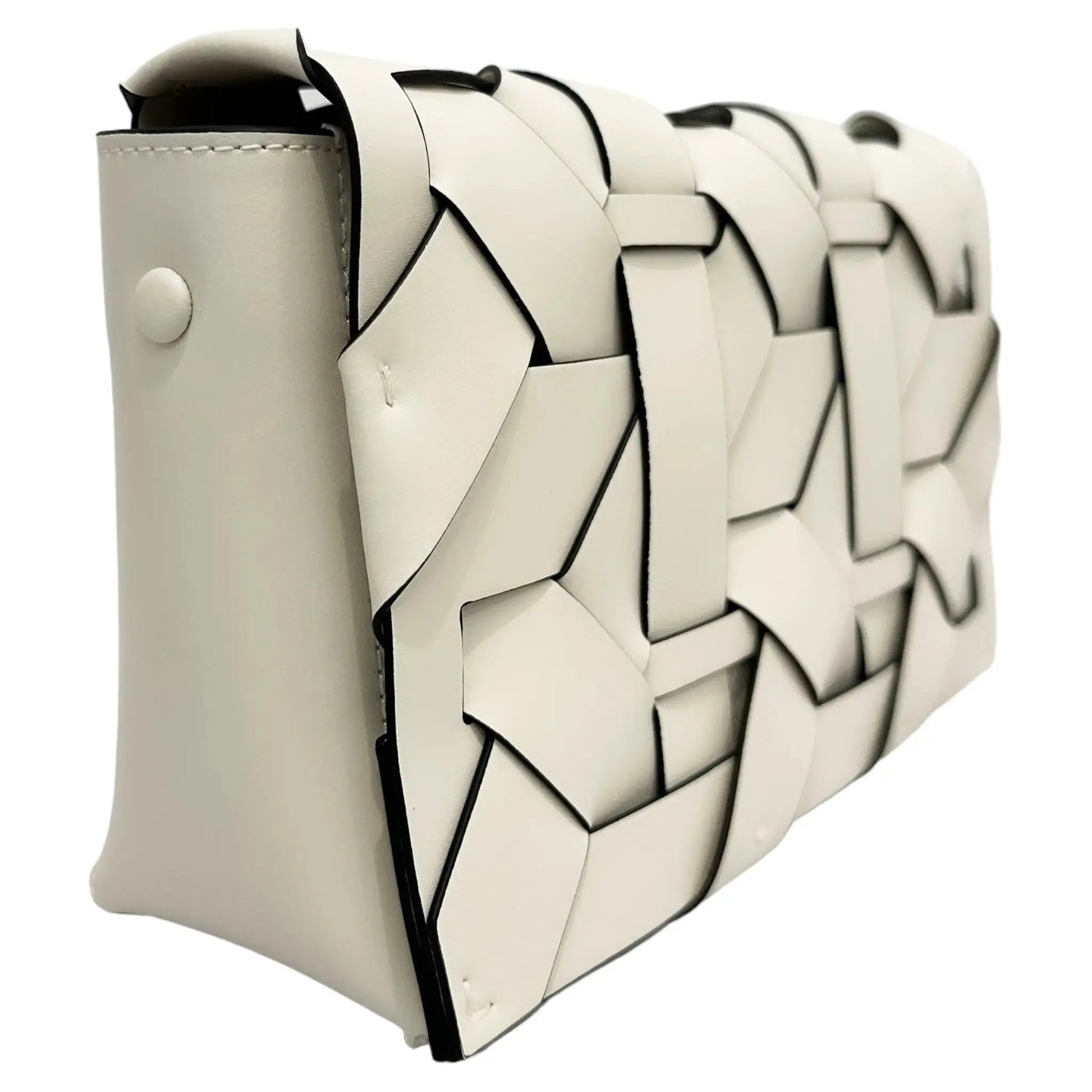 THE ZENOBIA WOVEN CLUTCH thebagicon