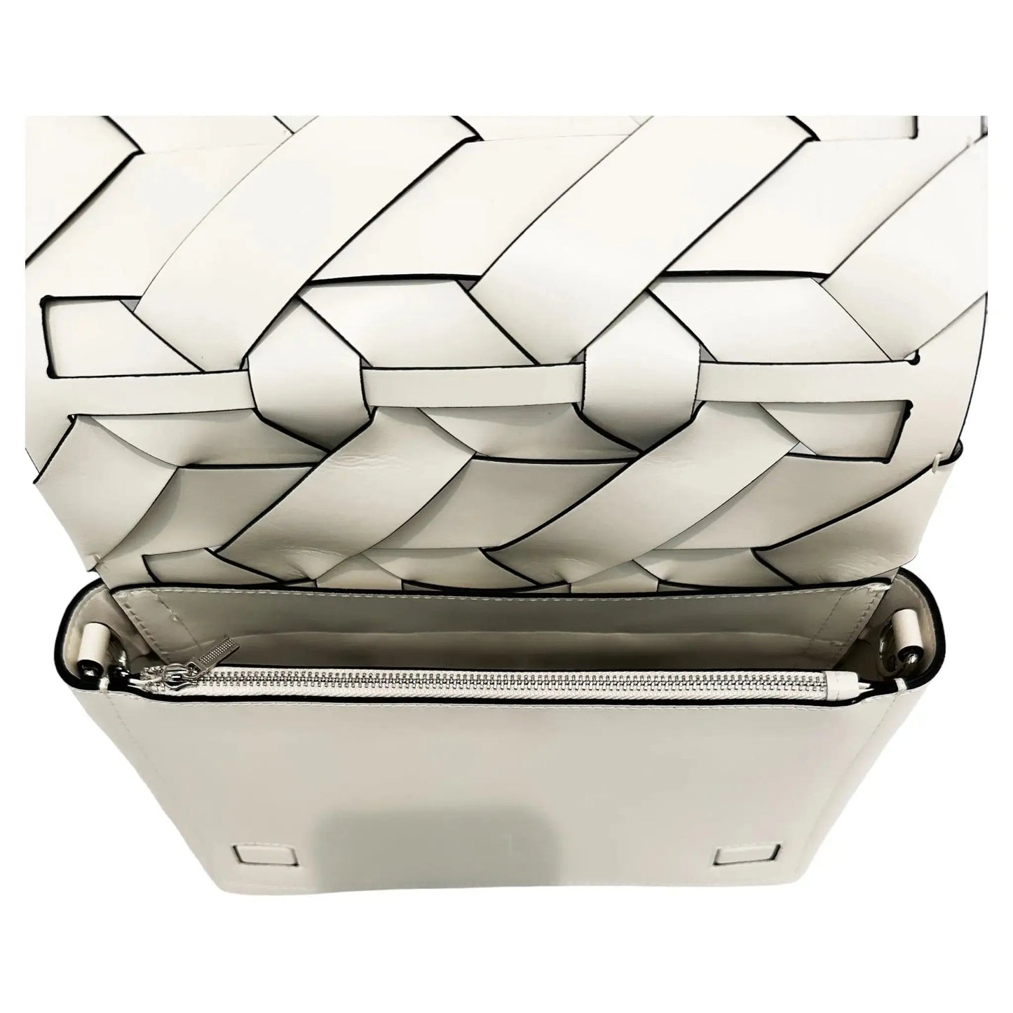 THE ZENOBIA WOVEN CLUTCH thebagicon