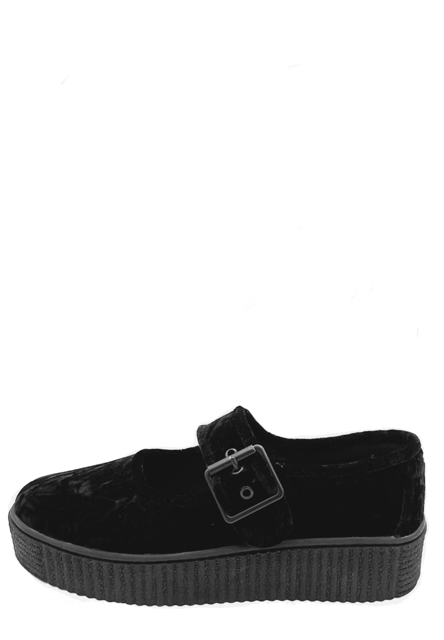 Velvet Crush Maryjane Sneaker - Black Charla Tedrick