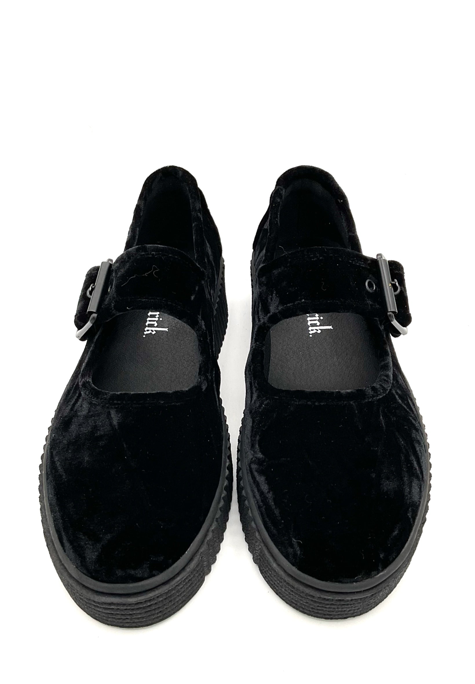 Velvet Crush Maryjane Sneaker - Black Charla Tedrick