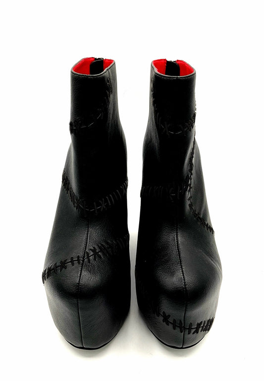 Stitches Tonal Wedge Boot Charla Tedrick