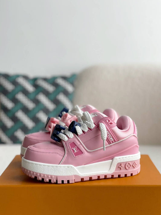 Louis Vuitton LV Trainer Maxi – Pink Calf Leather CUSTOM