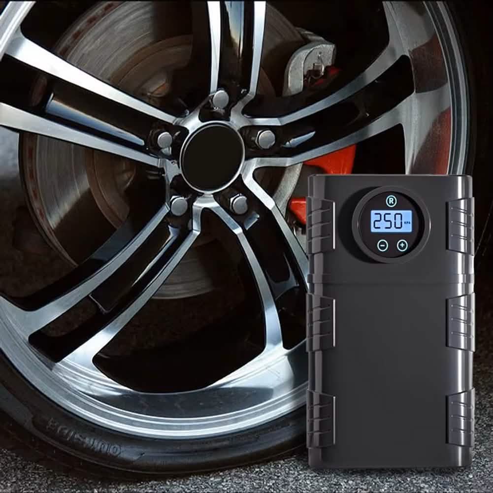 Portable 120 PSI Cordless Air Compressor – Tire Inflator for Car, Bike & Motorcycle DailySale