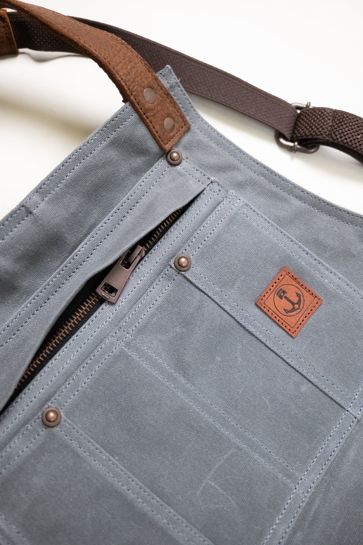 Canvas Shop Apron Iron & Resin