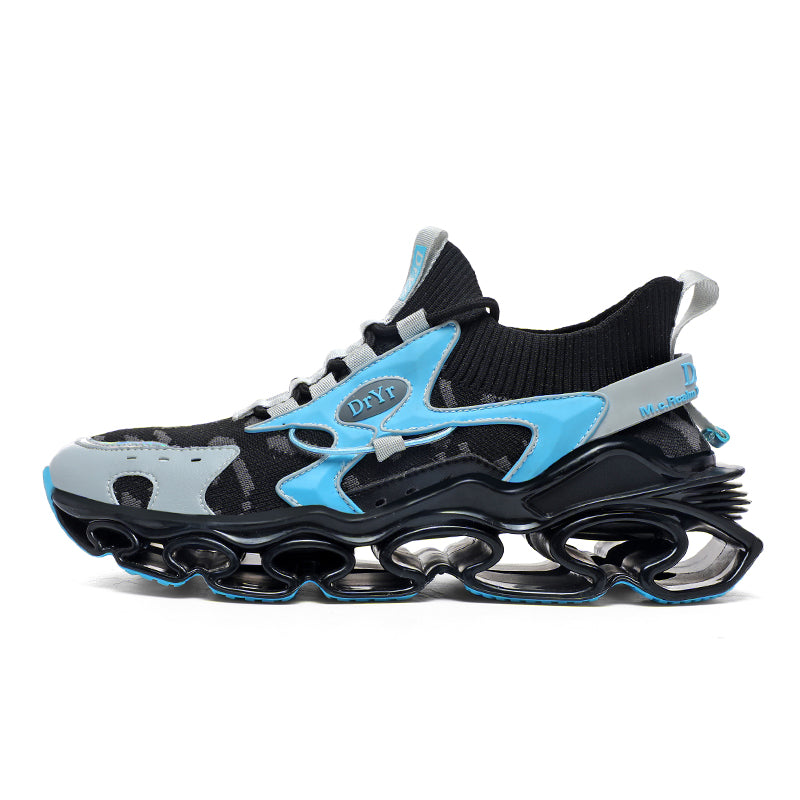 Side profile of Myth Power T84 sneakers showing the 6.5cm chunky tectonic sole
