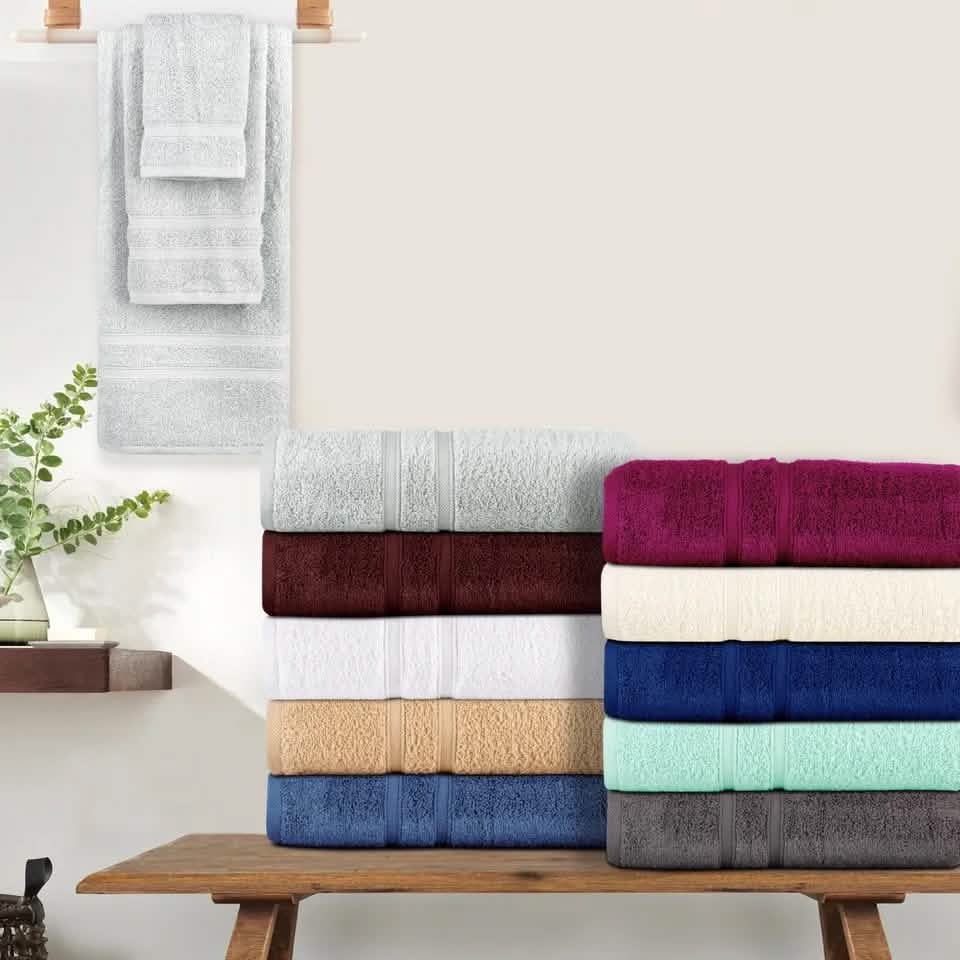 18-Piece: Bibb Home Zero Twist Egyptian Cotton Towel Set DailySale
