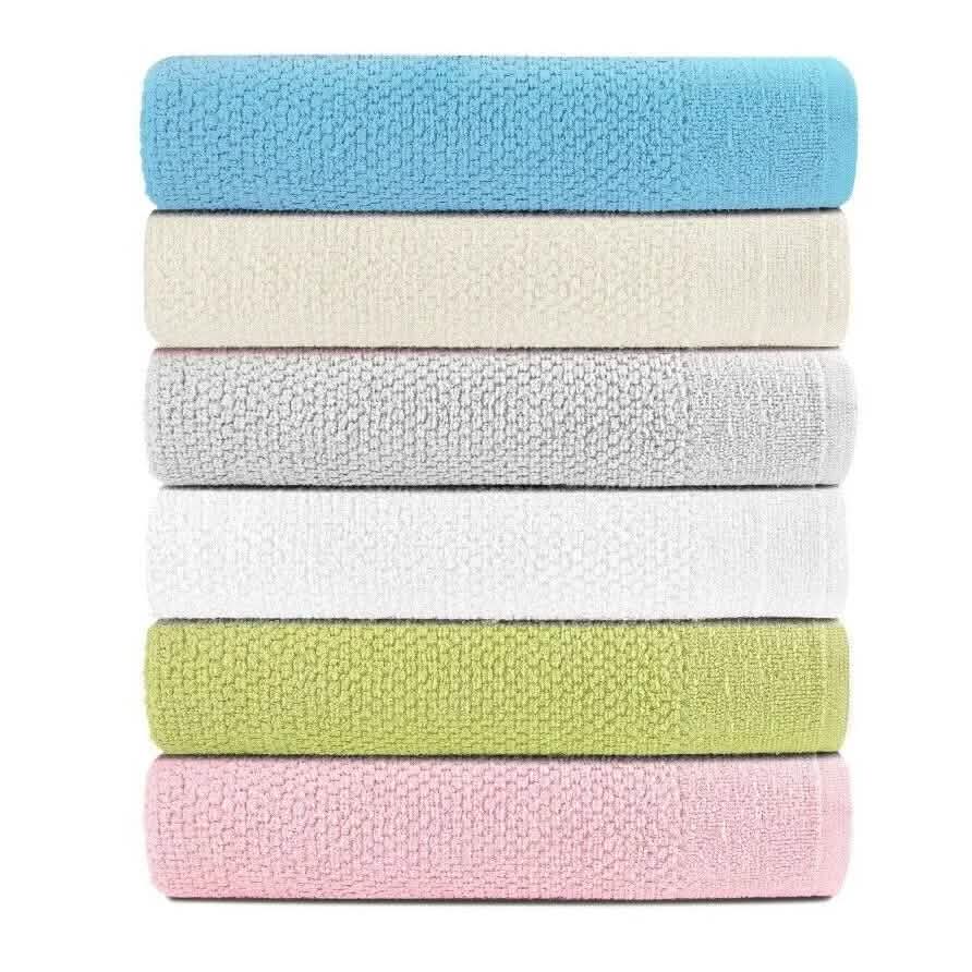 6-Piece: Dan River Popcorn Cotton Bath Towel Set DailySale
