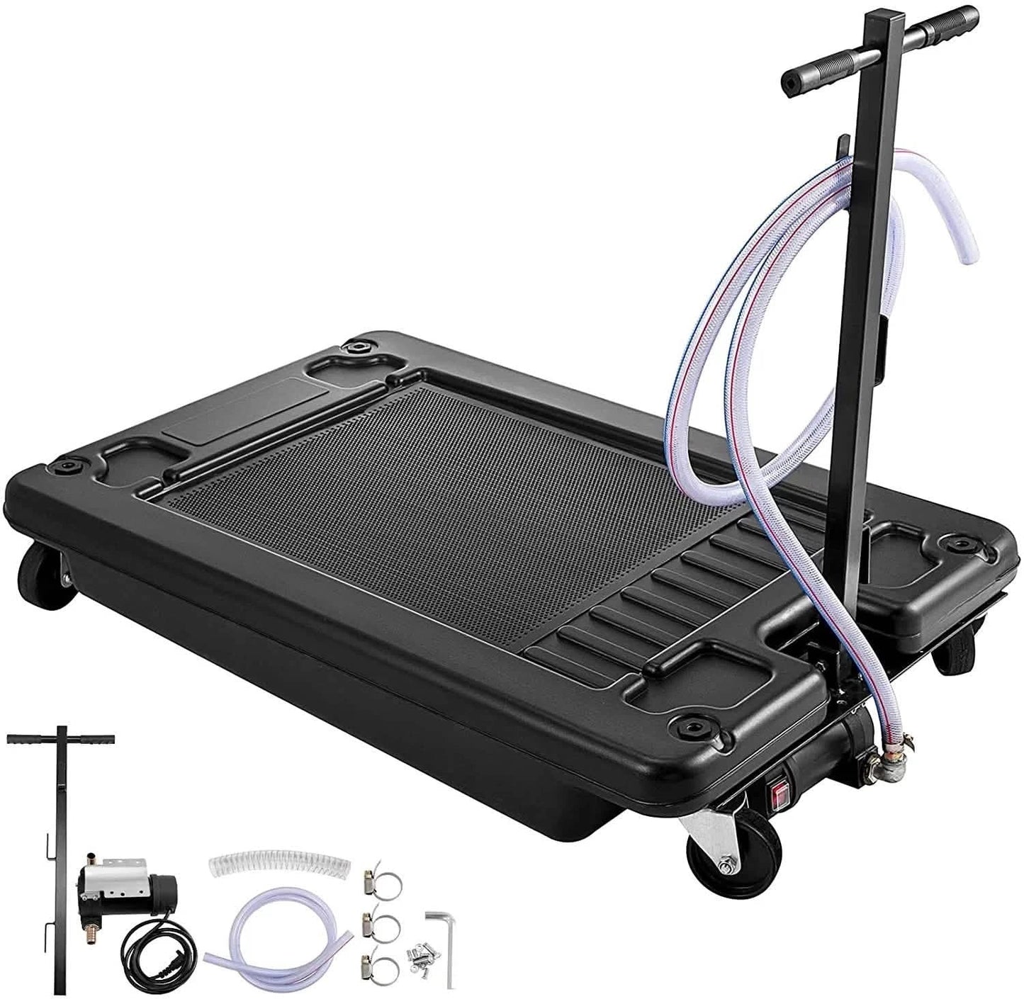 17 Gallon Low Profile Oil Drain with Electric Pump DailySale