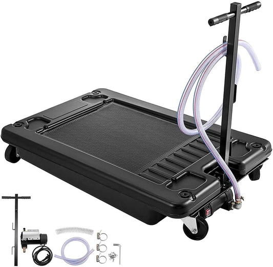 17 Gallon Low Profile Oil Drain with Electric Pump DailySale