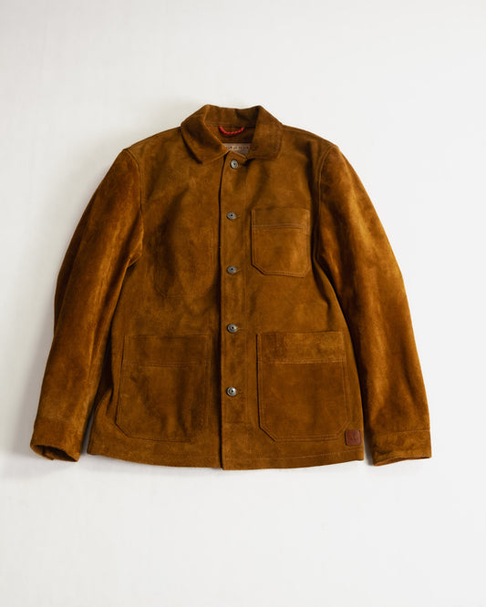 Warren Buffalo Leather Jacket Iron & Resin