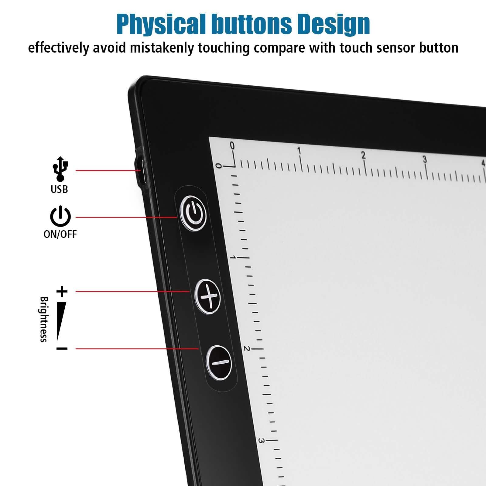 A3 Light Pad A3 LED Tracing Pad Ultra-Thin Drawing Pad Adjustable Brightness DailySale