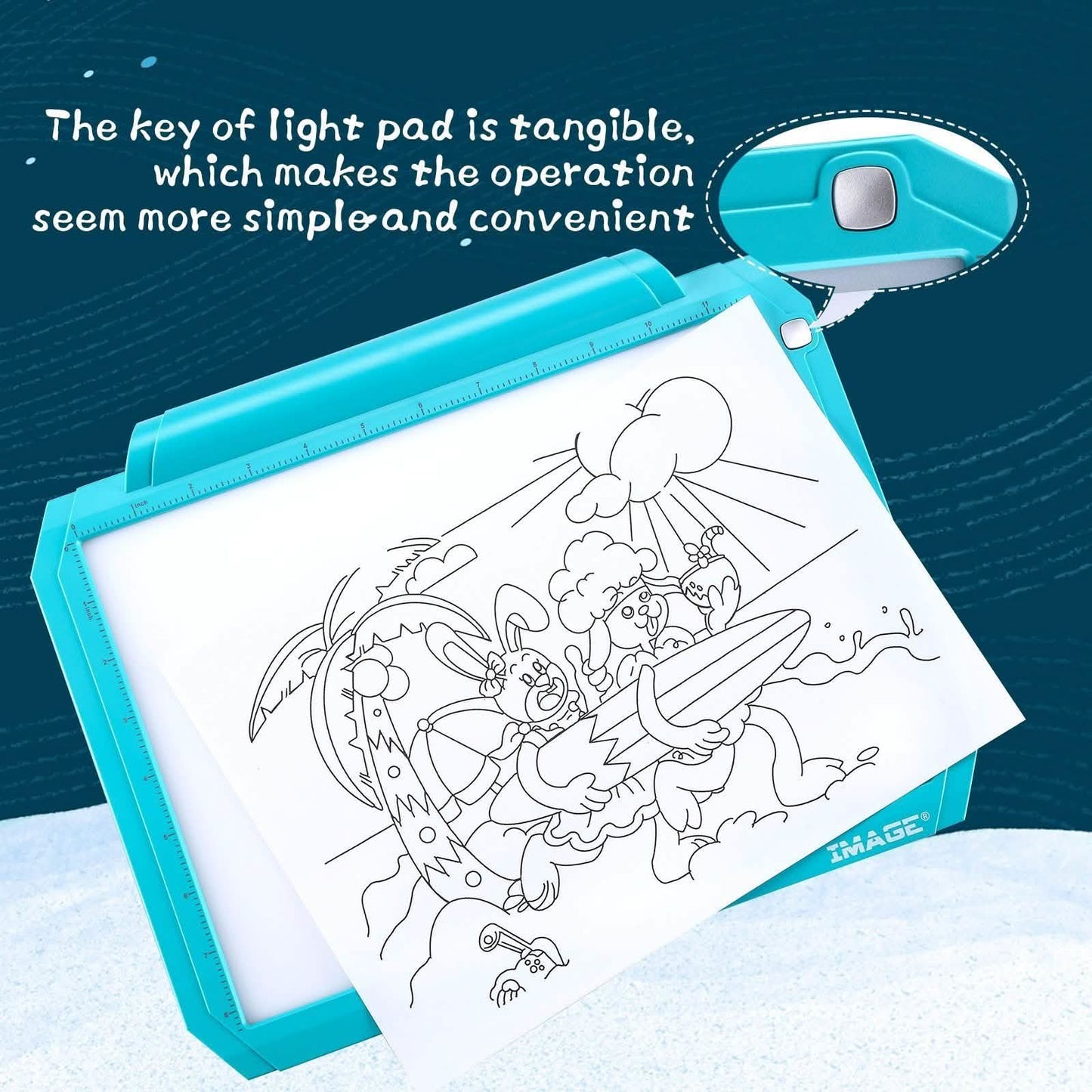 A4 Led Tracing Light Pad Box Memory Function Drawing Sketching Animation DailySale