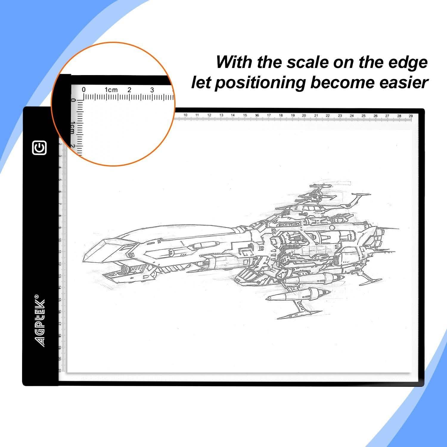A4 Size LED Artcraft Tracing Light Pad Box Tattoo Animation Designing DailySale