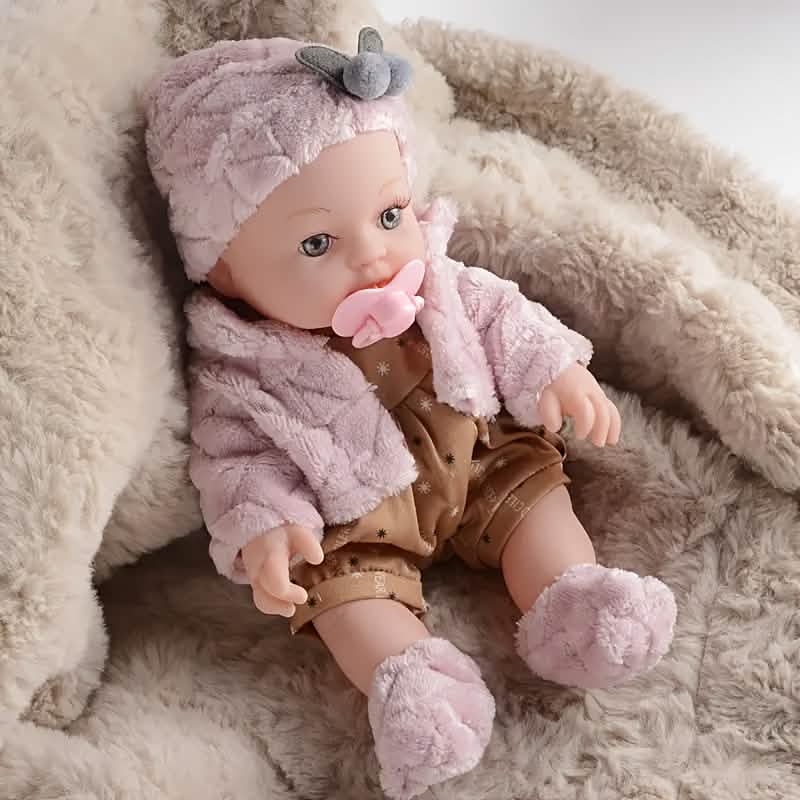 12" Pink Baby Doll – PVC Dress-Up Play Doll (Ages 3+) DailySale
