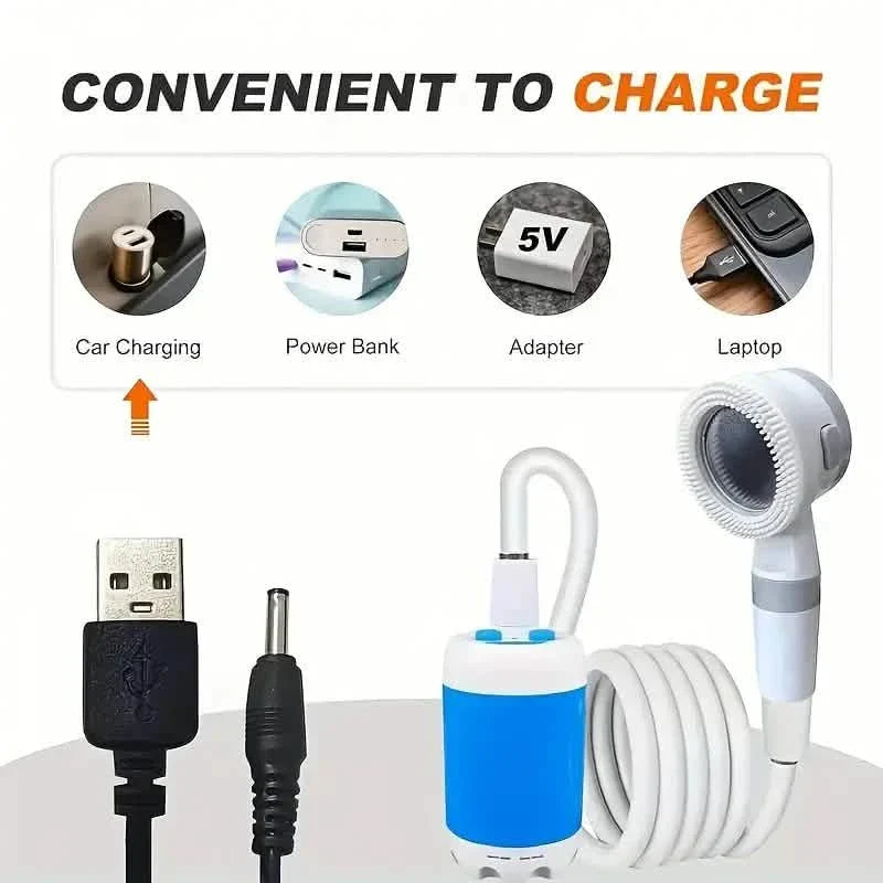 Portable Rechargeable Watering System – Outdoor Shower & Camping Bath DailySale