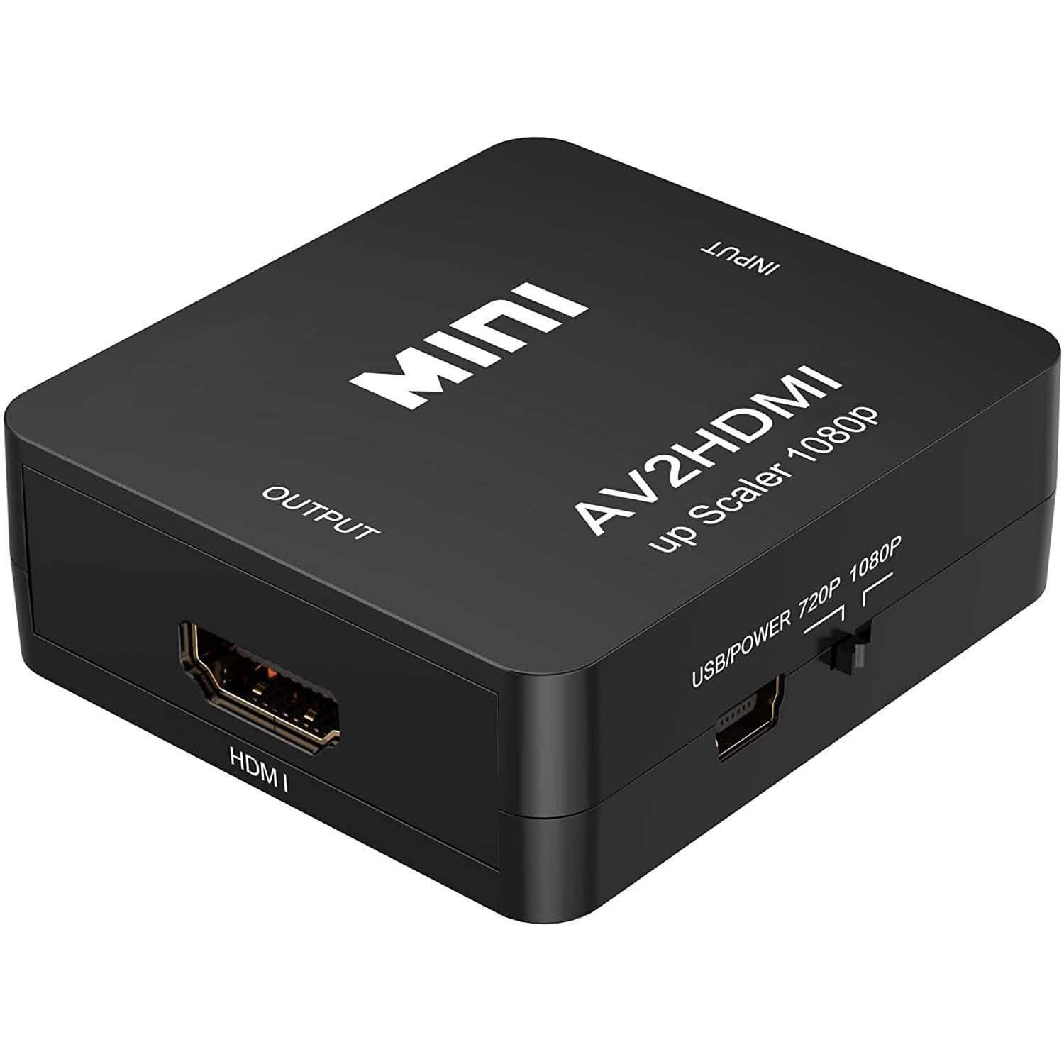 ABLEWE 1080P Mini RCA Composite CVBS Video Audio Converter Adapter DailySale