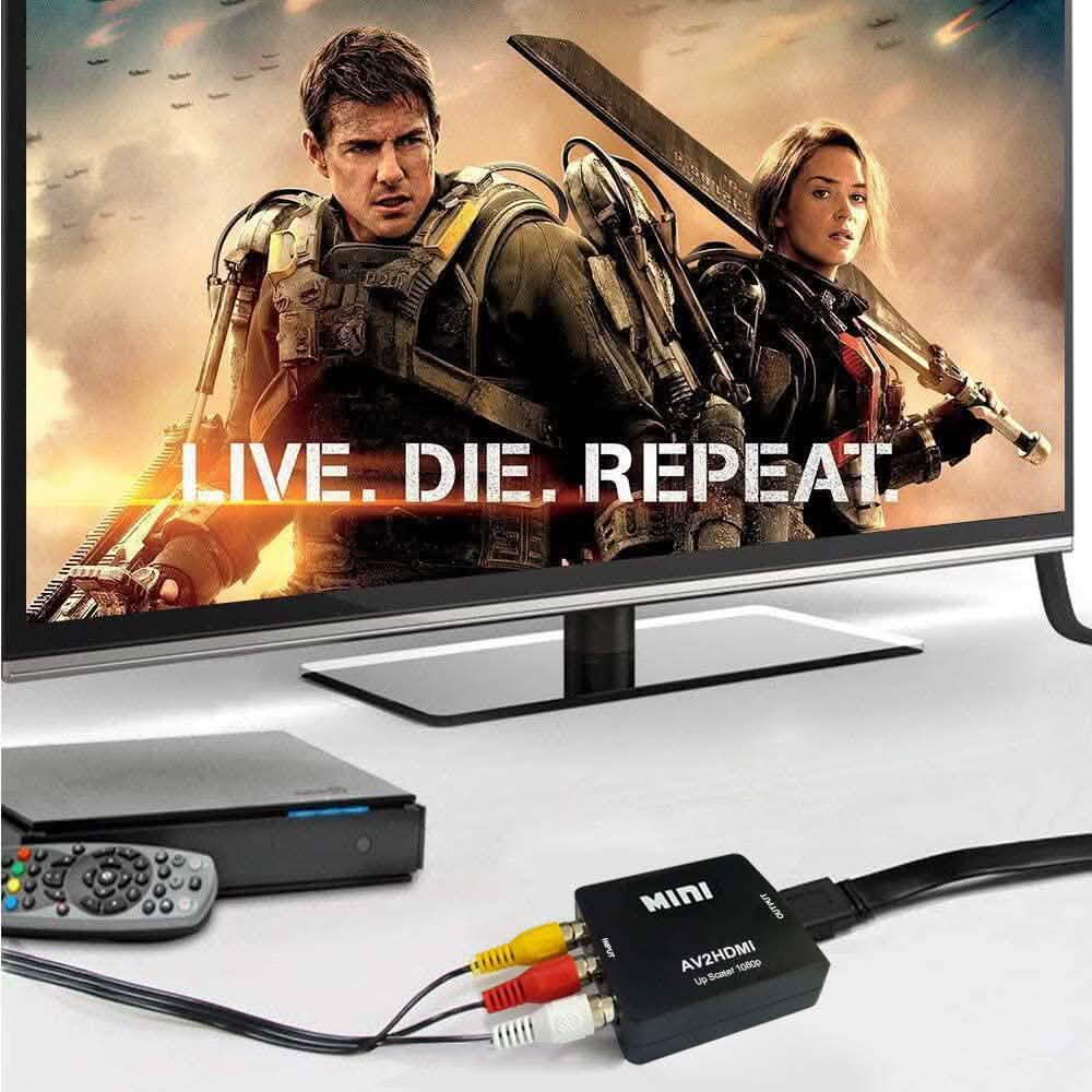 ABLEWE 1080P Mini RCA Composite CVBS Video Audio Converter Adapter DailySale