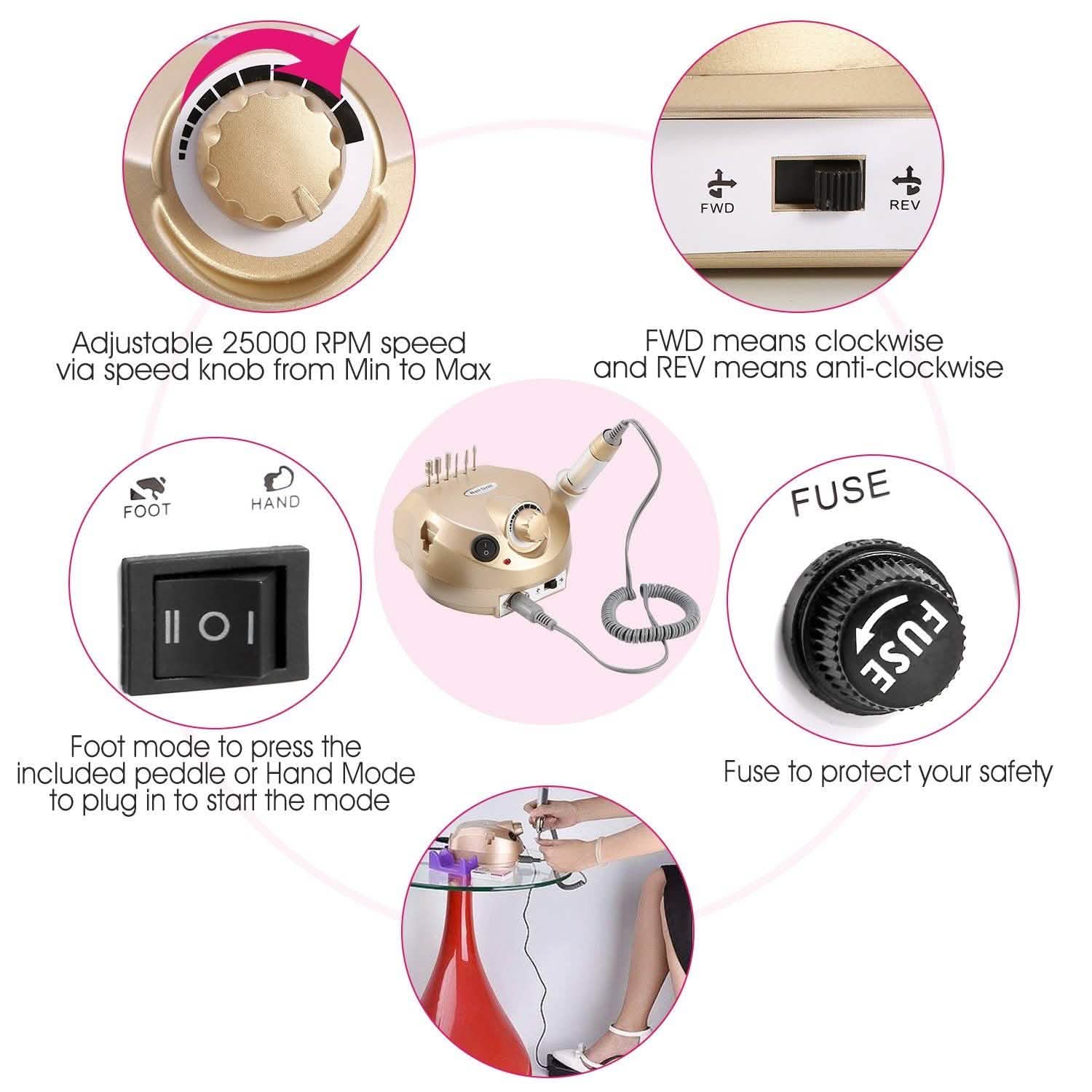 Acrylic Nail Drill Machine DailySale