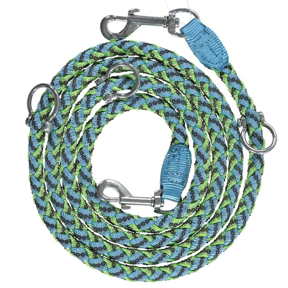 Adjustable and Stretchable Reflective Double Dog Leash DailySale